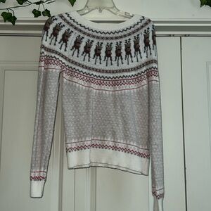 Adorable reindeer Christmas sweater